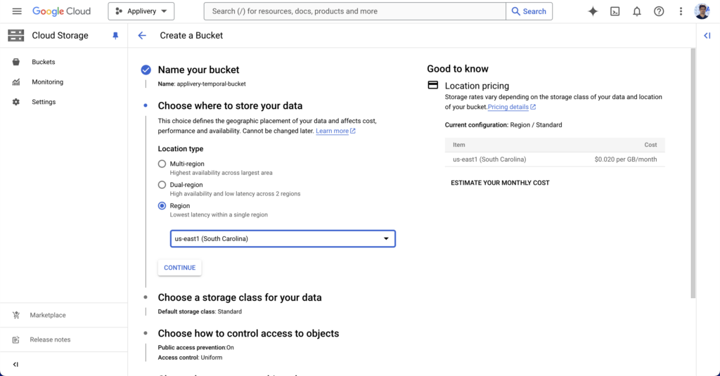 step2-gcp-cloudstorage-002 | Applivery