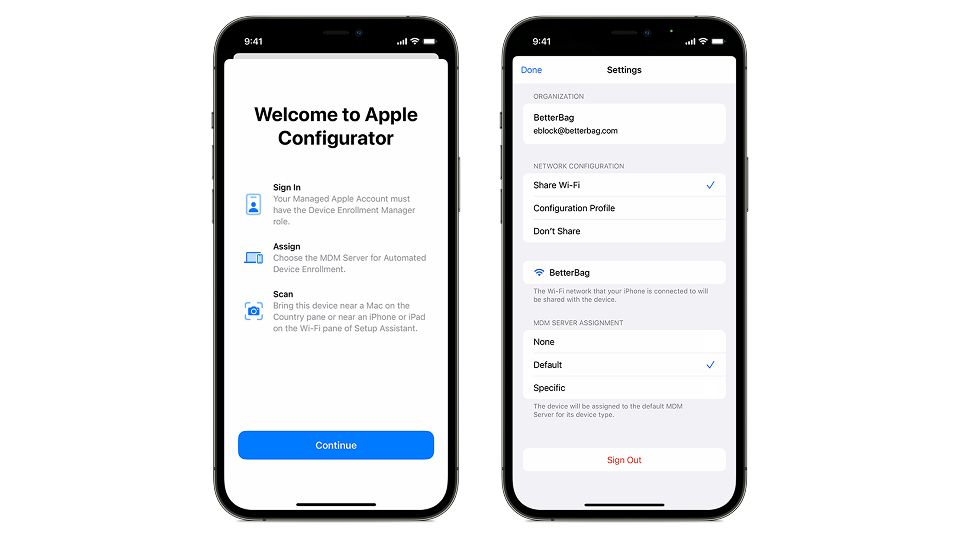 apple configurator for iphone