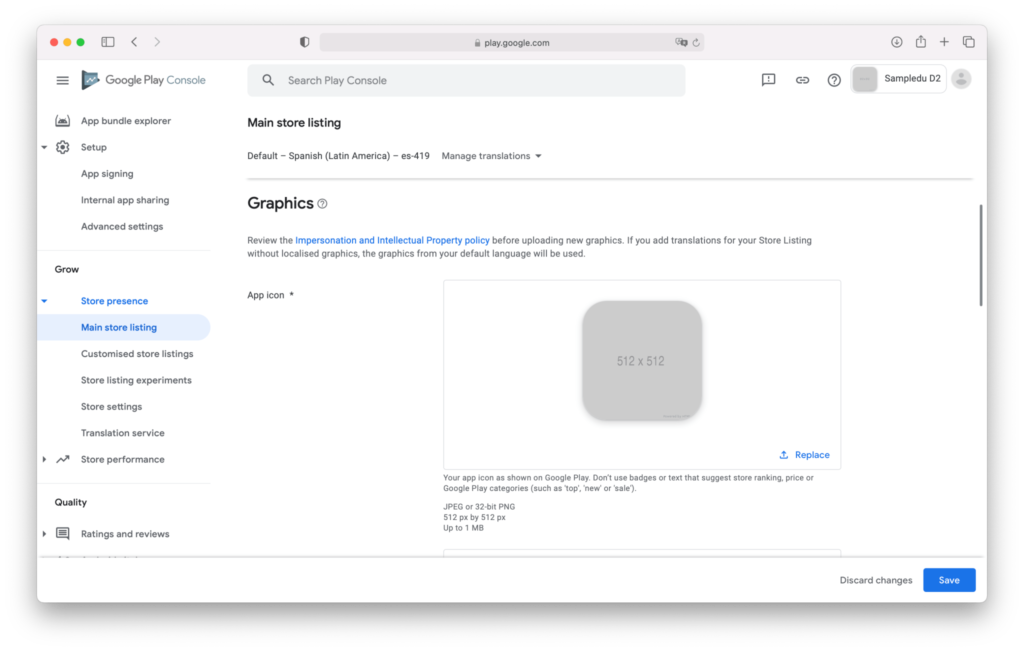 google-play-console-store-listing | Applivery
