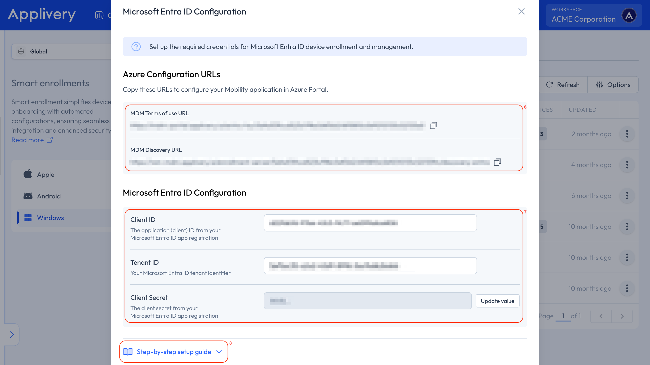 entra id configuration